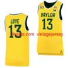 Baloncesto Baylor Bears College Jersey 10 Makai Mason 20 Manu Lecomte 15 Johnathan Motley 2 Taurean Prince 55 Pierre Jackson Verde Blanco Cosido NCAA