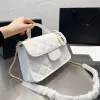 Designväska chaneles handväska crossbody handväska axelväskor läder kvinnor plånbok klassisk lyxhandväska tygväska kedjepåsar klaff sofe