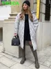 Parkas Femme T MODA 2023 femmes ample chaud mi-long à capuche coton veste matelassé manteau dames modèle Parka décontracté femme Chic vêtements épais 231031