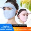 Bandane Maschera per protezione solare a pieno facciale con cappello da sole da equitazione da donna Protezione UV estiva sottile e traspirante