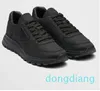 Casual Shoes For Men Sneakers Leather Renylon Platform Technical Fabric Luxury Vintage Comfort Trainers With Box