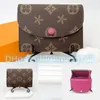 M41939 Coin Purse Sac Rosalie Brown Flower Key Portefeuille Porters de carte Sacchage Femme Hands Sac à main