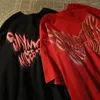 T-shirts pour hommes American Retro Butterfly Print T-shirt à manches courtes Hommes Printemps et été High Street Tide Brand Ins Couple Tops grande taille