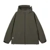 Vestes pour hommes Outdoor Hooded Stormsuit Jacket Hommes Et Femmes Printemps Automne Japonais Multi-poches Coupe-Vent Alpinisme Parker