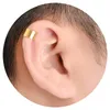 QiQi Backs Ohrringe 8 Paar Edelstahl-Ohrmanschetten-Knorpel-Clip-On-Wrap-Fälschungs-Nasenring Nicht-Piercing Einstellbar
