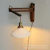 Wandlamp Retro Spiegel Voor Slaapkamer Nicho De Parede Antieke Badkamerverlichting Lampen Modern Bed