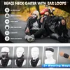 Bandanas Black Mask Bandana Venom Halloween Windproof Balaclava Men Handing Hunting Scarf Sport Earloop Face Cover Protective Summer