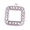 Charms Custom Metal Square Shape Crystal Dangle Charms For DIY Football Basketball University Charms Bracelet Necklace Jewelry Making 231031