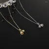 Chains S999 Silver Necklace For Women Men High Quality Original Jewelry In 2023 1 Real Flower Neck Print Gold 14k