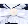 Ani Anime Maid Girl Student Cat Paw Body Costume da bagno Costume da donna Ruffle Lingerie Pamas Cosplay