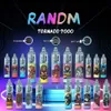 Original RandM Tornado 7000 Puffs Descartáveis Vape Pen Cigarros Eletrônicos 14ml Pod Mesh Bobina Recarregável Ar Ajustável 2% 5% Dispositivo Vaporizador 60 Sabores