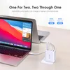 LENTION 100W USB C Wall Charger PD Fast Charging Block Gan Tech Power Adapter折りたたみ折りたたみ折りたたみ折りたたみ折りたたみ式プラグ
