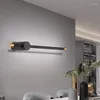 Wandlamp Lange Strip Led Slaapkamer Eenvoudig Modern Decoratief El Hal Slaapkamer Nachtkastje Badkamer Licht Decor