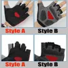 Cykelhandskar Cykling Anti-Slip Anti-Sweat Men Women Half Finger Gloves Breattable Anti-Shock Sports Glors Bike Bicycle Glove 231101