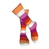 Herrensocken, Lesben () Pride, große Flagge, Strümpfe für Erwachsene, nicht leicht zu pillen, für den täglichen Gebrauch, passende Oberschenkelhöhe, alle Jahreszeiten