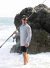여성 S 재킷 Zengvee 2 Pack 남자의 긴 슬리브 UPF 50 발진 가드 다이빙 UV 보호 느슨한 수영 빨리 건조 서핑 T 셔츠 231101