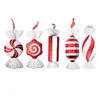 Christmas Decorations Various Styles 32cm Red and White Christmas Decorations Large Christmas Candy Ornament Christmas Tree Decoration Home decor 231101