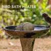 Trädgårdsdekorationer USB Bird Bath de Icer värmare Automatisk Power-Off Water Deicer Birds Squirrels Fountain Thermostaty Controled