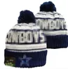 Dallass Beanie Beanies Dal Sox La NY North American Baseball Team Side Patch Winter Wool Sport Knit Hat Pom Skull Caps A9