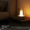Nattljus Smart Candle Light Pir Motion Sensor Hand Scan LED Night Light USB Laddningsdisklampan för hemsängdekor Auto On/Off Lamp 2-5 cm P230331