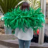2/3 ярда натуральный боа из хвоста петуха с перьями 25-30 см, шарф с куриными перьями, лента для карнавального праздничного платья, украшение, шаль