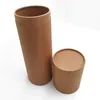 Storage Bottles 4pack Wine Alcohol Keepsake Collection Packaging Box Kraft Paperboard Cardboard Tube With Lid