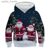 Herren Hoodies Sweatshirts Baby Jungen Mädchen Weihnachten Weihnachtsmann Kleidung Winter Frühling Niedliche Weihnachtsmann Hoodies Kinder Hoodie Sweatshirt Kinderkleidung L231101