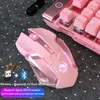 Mice Wireless Mouse Bluetooth Charging Mouse Ultra Thin Silent LED Color Backlit Game Mouse 231101