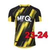 Miba 23 24 Maillots de football Hommes Enfants Kit Sarr Kone Martins Kalu Louza Asprilla Porteous Kayembe 2023 2024 Accueil Jaune Noir Extérieur