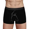 Underpants Leias Lips In Black Man's Boxer Briefs Minimalist Highly Breathable High Quality Print Shorts Birthday Gifts