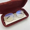 20% OFF Luxury Designer New Men's and Women's Sunglasses 20% Off Zhan's same spectacle frame myopic female big face thin square anti blue light discoloration 0681 art ins