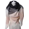 Foulards Écharpe d'hiver pour femmes Triangle Cachemire Châle Chaud Hijabs Foulard Pashmina Climatisation Couverture De Luxe Designer Bufandas 231101