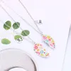 Pendant Necklaces Lovecryst 2Pcs/Set Cartoon Doughnut Magnetic Heart-shaped Friend Necklace For Girls BFF Friendship Jewelry Gift