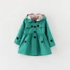 Cappotto Giacca primaverile per bambini per ragazze Giacca a vento coreano Manteau Enfant Fille Abbigliamento per adolescenti Trench per bambini Autunno