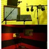 Bakgrundsbilder MUFASHA 18st/Lot 50 5cm Inspelning Studio Pyramid Shape Acoustic Sound Reduction Foam Panel