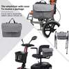 Storage Bags Wheelchair Pouch Convenient 2 Colors Organizer Strong Bearing Bag For Mobile Chairs