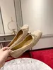 Elbise Tasarımcı Bale Ayakkabı Bahar Sonbahar Koyun Dinini Yay Fashion Düz Tekne Ayakkabı Lady Deri Tembel Dans Somunlar Kadın Ayakkabı Büyük Boyut 34-43 Kutu Deri Sole