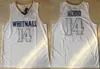 Whitnall Basketball 14 Tyler Herro Jersey Man School School School School School Shirt و Sewing Navy Blue White Team Color Treasable لعشاق الرياضة NCAA