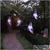 Other Event & Party Supplies Other Event Party Supplies Halloween Led Large Outdoor Lights Hanging Ghost Decoration Glow Horror Props Dh6Ul