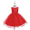 Mädchen Kleider Mädchen Prinzessin Kleid Elegante Kinder Für Kostüm Bogen Stickerei Kinder Party Hochzeit Kleid Säuglings Kleidung