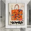 Peintures Moderne Iti Sac Peinture Minimaliste Décor Cuadros Affiches Impressions Maison Chambre Décoration Photos Po Impression Drop Drop Livrer Dhp1F