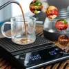 Narzędzia pomiarowe inteligentna skala kawy kuchnia żywność cyfrowa elektroniczna z timer precyzyjną biżuterię mini gospodarstwo domowe Waganie 230331