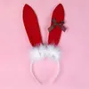 Ani noël lapin fille rouge fourrure résille body uniforme Costume femmes maille creux Pamas Lingerie vêtements de nuit Cosplay cosplay