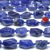 Loose Gemstones Natural Blue Sodalite Faceted Irregular Nugget Beads Gemstone Semi Precious Stone Wholesale For Jewelry Making Bracelet