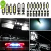 جديد 21pcs سيارات المصابيح LED Canbus قبة/خريطة الغرور مرآة قفاز مربع الأضواء Footwell لوحة الترخيص لايت لايت ل BMW E46 سيدان M3 1999-2005