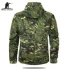 Mäns jackor mege mäns militär kamouflage fleece taktisk jacka män vattentät softshell vindbrytare vinter armé huva kappa jaktkläder 231101
