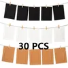 Quadros Po Pendurado Decoração De Parede 30pcs DIY Papel Kraft Com Clipes E Cordas Conjunto