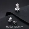 Hailer Joyas 3mm minimalistyczny złoto platowane def vvs moissanite Hip Hop S925 Silver Układania Mężczyźni