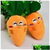 Dog Toys & Chews Dog Toys Chews Carrot Plush Chew Squeaker Toy Vegetables Shape Pet Puppy Drop Delivery Home Garden Supplies Home Gard Dhcuf