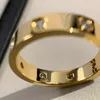 Love Ring 3,6 mm 8 Diamanten voor vrouw designer maat 6-9 voor man diamant goud vergulde 18k T0p kwaliteit hoogste counter-kwaliteit merkontwerper prachtige geschenk met doos 019